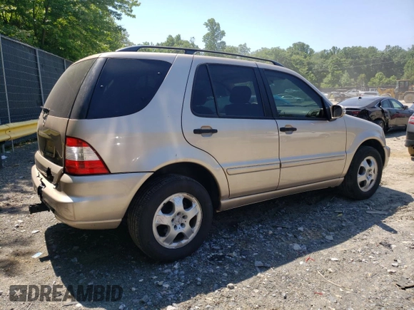 2003 Mercedes-Benz M-Class 3.2L with VIN 4JGAB54E43A382688, listed as a Copart auction lot 54434734 with 289,115 mi miles and Salvage Title. Bid and sale history available at carsss.com. Image 3.