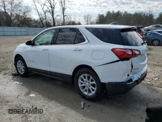 2020 Chevrolet Equinox LT with VIN 3GNAXUEV1LS502340, listed as a Copart auction lot 53732775 with 103,960 mi miles and Salvage Title. Bid and sale history available at DreamBid. Image 2.