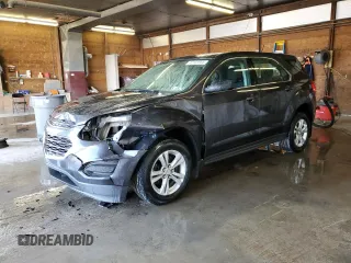 2016 Chevrolet Equinox LS with VIN 2GNFLEEK1G6197049, listed as a Copart auction lot 49169005 with 127,950 mi miles and Salvage Title. Bid and sale history available at carsss.com. Image 1.