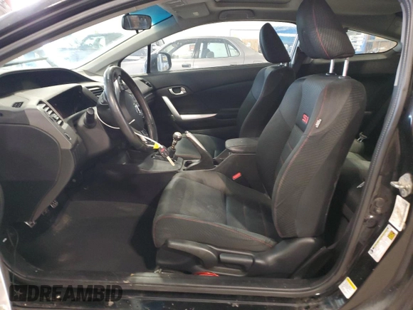 2012 Honda Civic Si with VIN 2HGFG4A53CH708655, listed as a Copart auction lot 55245035 with 141,209 mi miles and Salvage title. Bid and sale history available at DreamBid. Image 7.