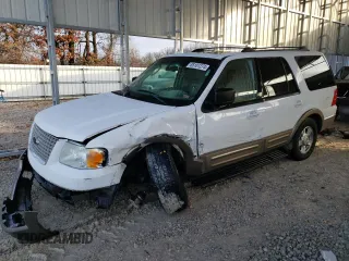 2003 Ford Expedition Eddie Bauer z VIN 1FMFU18L63LA71267, wystawiony jako Copart lot #85101274 z przebiegiem 315 402 mil mil oraz Szkody całkowita. Historia ofert i sprzedaży dostępna na DreamBid. Obrazek 1.