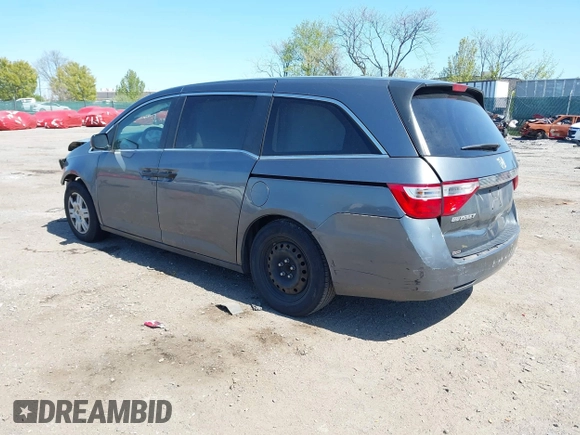 2013 Honda Odyssey LX with VIN 5FNRL5H23DB056331, listed as a IAAI auction lot 42069564 with Not Provided miles and . Bid and sale history available at carsss.com. Image 3.