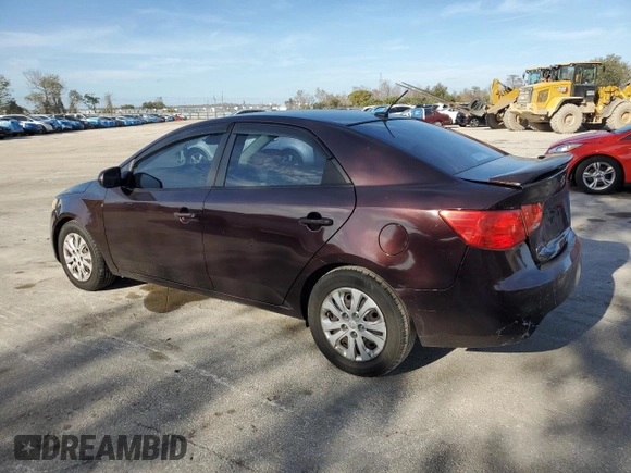 2011 Kia Forte LX with VIN KNAFT4A29B5374098, listed as a Copart auction lot 42207755 with 113,745 mi miles and Salvage Title. Bid and sale history available at carsss.com. Image 2.