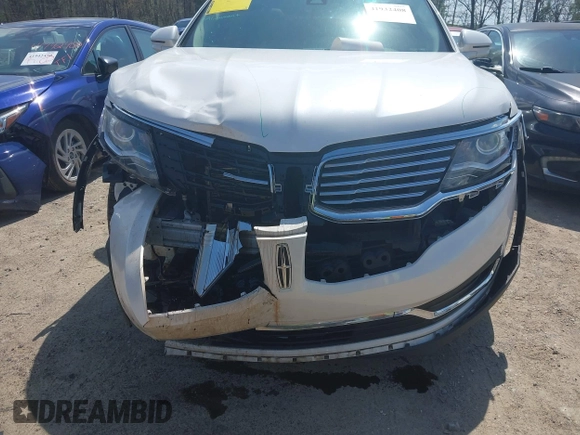 2016 Lincoln MKX Reserve with VIN 2LMTJ8LR6GBL66332, listed as a IAAI auction lot 41932408 with 75,306 mi miles and . Bid and sale history available at DreamBid. Image 12.