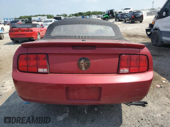 2007 Ford Mustang Deluxe with VIN 1ZVFT84N275255121, listed as a Copart auction lot 62544695 with 201,917 mi miles and Clean title. Bid and sale history available at DreamBid. Image 6.