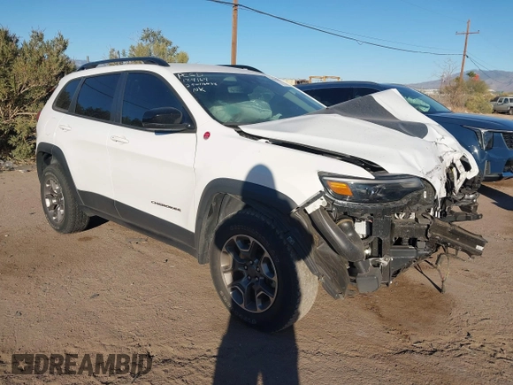 2022 Jeep Cherokee Trailhawk with VIN 1C4PJMBX7ND508415, listed as a IAAI auction lot 41410629 with 30,814 mi miles. Bid and sale history available at carsss.com. Image 1.