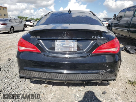 2016 Mercedes-Benz CLA 45 AMG with VIN WDDSJ5CB5GN347455, listed as a Copart auction lot 66579284 with 92,042 mi miles and Salvage Title. Bid and sale history available at DreamBid. Image 6.