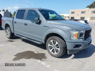 2019 Ford F-150 XL with VIN 1FTEW1EP6KKC99243, listed as a IAAI auction lot 42057955 with 99,666 mi miles. Bid and sale history available at carsss.com. Image 1.
