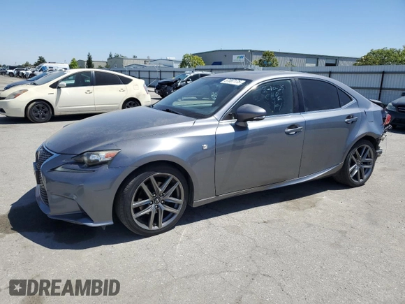 2015 Lexus IS 250 with VIN JTHBF1D25F5051478, listed as a Copart auction lot 57087175 with 105,255 mi miles and Salvage title. Bid and sale history available at DreamBid. Image 1.