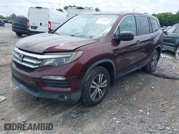 2016 Honda Pilot EX-L with VIN 5FNYF6H55GB082646, listed as a IAAI auction lot 42682375 with 96,314 mi miles and . Bid and sale history available at DreamBid. Image 17.