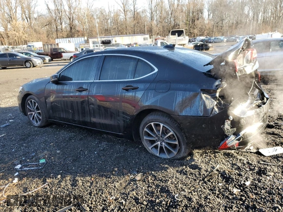 2019 Acura TLX with VIN 19UUB2F33KA003465, listed as a Copart auction lot 84418434 with 96,338 mi miles and Salvage Title. Bid and sale history available at carsss.com. Image 2.