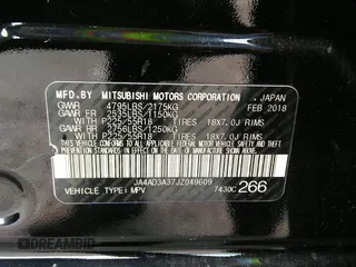2018 Mitsubishi Outlander SE with VIN JA4AD3A37JZ049609, listed as a IAAI auction lot 34950612 with 85,719 mi miles and . Bid and sale history available at DreamBid. Image 9.