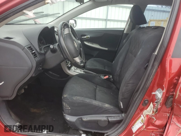 2010 Toyota Corolla with VIN 1NXBU4EE9AZ370913, listed as a Copart auction lot 45695665 with Not provided miles and Salvage title. Bid and sale history available at DreamBid. Image 7.