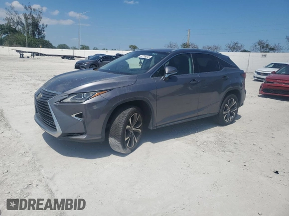 2018 Lexus RX with VIN 2T2ZZMCA3JC107474, listed as a Copart auction lot 52739345 with 0 mi miles and Salvage Title. Bid and sale history available at carsss.com. Image 1.