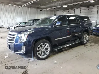 2019 Cadillac Escalade ESV Premium Luxury z VIN 1GYS4JKJ2KR168031, wystawiony jako Copart lot #59523685 z przebiegiem 46 359 mil mil oraz Szkoda całkowita • Salvage title. Historia ofert i sprzedaży dostępna na DreamBid. Obrazek 1.