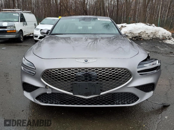 2023 Genesis G70 2.0T with VIN KMTG34TA5PU129311, listed as a Copart auction lot 43329385 with 34,917 mi miles and Non Repairable. Bid and sale history available at DreamBid. Image 5.