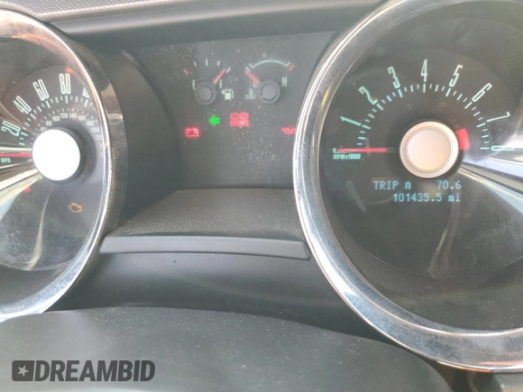2012 Ford Mustang Premium с VIN 1ZVBP8AM0C5265025, выставлен на аукционе Copart как лот 59537985 с пробегом 101 435 миль миль и Списание • Salvage title. История ставок и продаж доступна на DreamBid. Изображение 9.