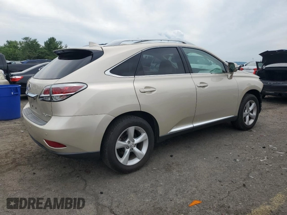 2015 Lexus RX 350 with VIN 2T2BK1BA0FC306785, listed as a Copart auction lot 63072125 with 109,640 mi miles and Salvage title. Bid and sale history available at DreamBid. Image 3.