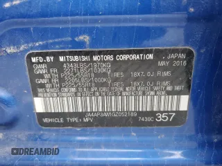 2016 Mitsubishi Outlander Sport 2.4 SE with VIN JA4AP3AW1GZ052189, listed as a Copart auction lot 47884625 with 150,400 mi miles and Clean Title. Bid and sale history available at carsss.com. Image 13.