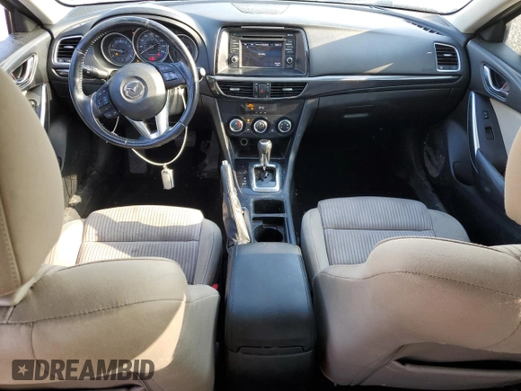 2014 Mazda 6 i Sport with VIN JM1GJ1U68E1137768, listed as a Copart auction lot 52803285 with 159,530 mi miles and Salvage Title. Bid and sale history available at DreamBid. Image 8.