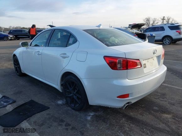2013 Lexus IS 250 with VIN JTHCF5C27D5063030, listed as a IAAI auction lot 41475197 with 120,501 mi miles. Bid and sale history available at carsss.com. Image 3.