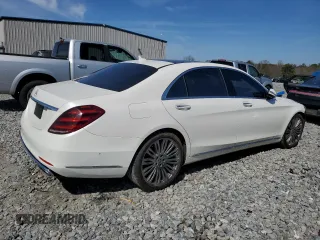 2020 Mercedes-Benz S 560 with VIN WDDUG8DB8LA512195, listed as a Copart auction lot 46340135 with 95,133 mi miles and Salvage Title. Bid and sale history available at DreamBid. Image 3.