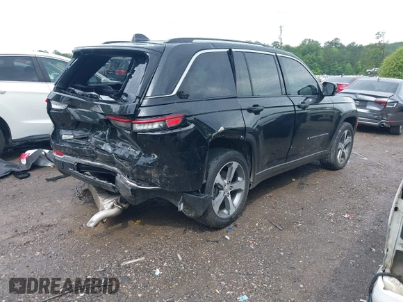 2023 Jeep Grand Cherokee Limited with VIN 1C4RJGBG1PC523186, listed as a IAAI auction lot 42143777 with 42,877 mi miles and . Bid and sale history available at DreamBid. Image 4.