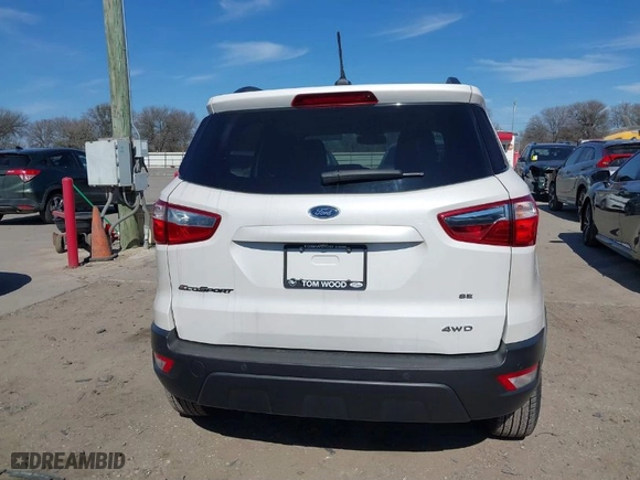 2018 Ford EcoSport SE with VIN MAJ6P1ULXJC204908, listed as a IAAI auction lot 41648025 with NaN miles. Bid and sale history available at carsss.com. Image 16.
