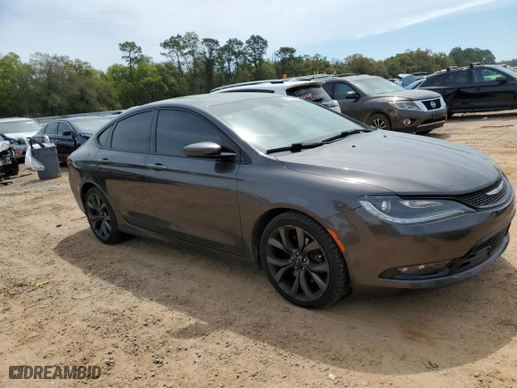 2015 Chrysler 200 S with VIN 1C3CCCDG6FN632188, listed as a Copart auction lot 50709065 with 100,950 mi miles and Salvage Title. Bid and sale history available at carsss.com. Image 4.