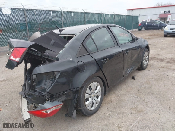 2013 Chevrolet Cruze LS with VIN 1G1PA5SG4D7132641, listed as a IAAI auction lot 41951792 with 106,800 mi miles. Bid and sale history available at carsss.com. Image 4.
