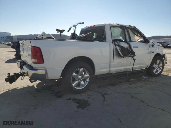 2013 Ram 1500 Big Horn with VIN 1C6RR7GT6DS664732, listed as a Copart auction lot 45341835 with 131,537 mi miles and Salvage Title. Bid and sale history available at carsss.com. Image 3.