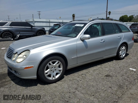 2005 Mercedes-Benz E 320 with VIN WDBUH65J45A617092, listed as a Copart auction lot 53119045 with 189,254 mi miles and Salvage Title. Bid and sale history available at DreamBid. Image 1.