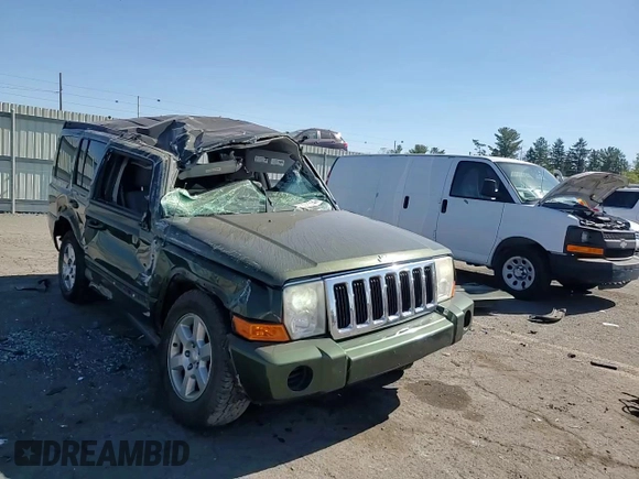 2007 Jeep Commander Sport with VIN 1J8HG48K27C663745, listed as a Copart auction lot 75741314 with 194,534 mi miles and Salvage Title. Bid and sale history available at carsss.com. Image 11.