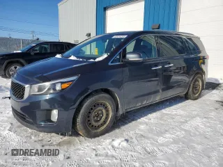 2017 Kia Sedona EX with VIN KNDMC5C15H6278945, listed as a Copart auction lot 43474285 with 0 mi miles and Salvage Title. Bid and sale history available at carsss.com. Image 1.