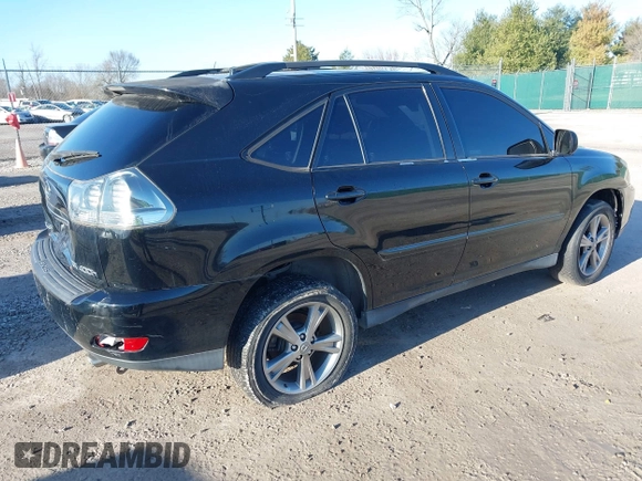 2006 Lexus RX 400h with VIN JTJHW31U660026306, listed as a IAAI auction lot 41757226 with 258,547 mi miles and . Bid and sale history available at DreamBid. Image 4.