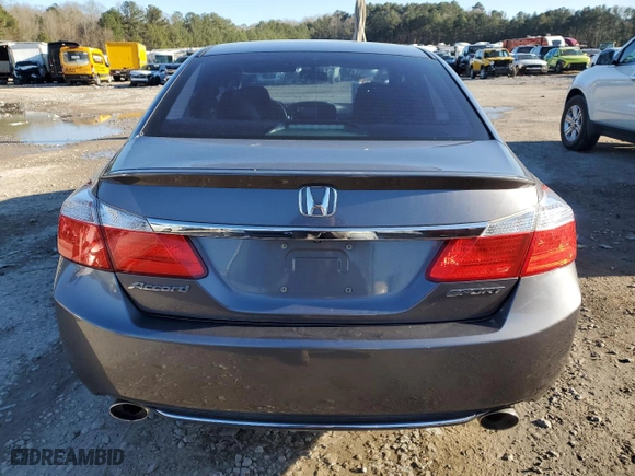 2015 Honda Accord Sedan Sport with VIN 1HGCR2F57FA222783, listed as a Copart auction lot 46357495 with 150,193 mi miles and Salvage Title. Bid and sale history available at carsss.com. Image 6.