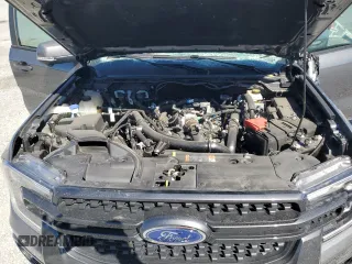 2024 Ford Ranger LARIAT with VIN 1FTER4KP8RLE39889, listed as a Copart auction lot 47591765 with 7,641 mi miles and Salvage Title. Bid and sale history available at carsss.com. Image 12.