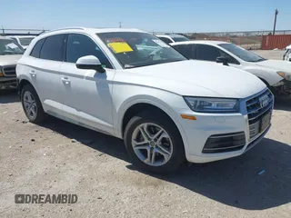 2019 Audi Q5 Premium with VIN WA1ANAFY0K2022137, listed as a IAAI auction lot 41840650 with 88,863 mi miles and . Bid and sale history available at DreamBid. Image 1.