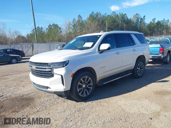 2023 Chevrolet Tahoe LT with VIN 1GNSKNKD0PR356526, listed as a IAAI auction lot 41730943 with 23,315 mi miles and . Bid and sale history available at DreamBid. Image 19.
