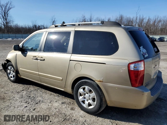 2007 Kia Sedona LX with VIN KNDMB233476147961, listed as a Copart auction lot 48478215 with 234,710 mi miles and Salvage Title. Bid and sale history available at carsss.com. Image 2.