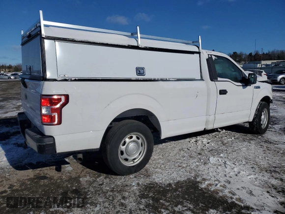 2020 Ford F-150 XL with VIN 1FTMF1CB7LKD54836, listed as a Copart auction lot 45554025 with 79,500 mi miles and Salvage Title. Bid and sale history available at carsss.com. Image 3.