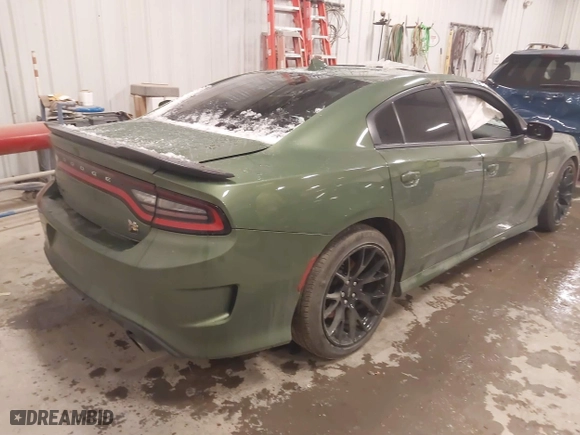 2020 Dodge Charger Scat Pack with VIN 2C3CDXGJ7LH120617, listed as a IAAI auction lot 41270023 with 118,924 mi miles. Bid and sale history available at carsss.com. Image 4.