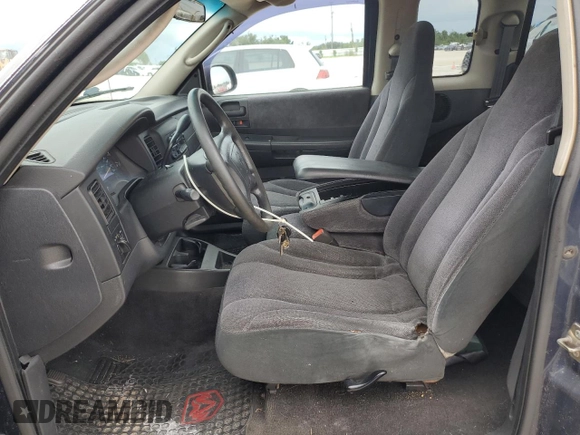 2001 Dodge Dakota with VIN 1B7GL22X61S344255, listed as a Copart auction lot 72901294 with 155,828 mi miles and Salvage Title. Bid and sale history available at carsss.com. Image 7.