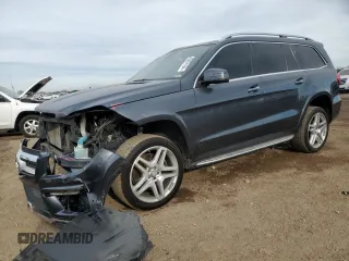 2015 Mercedes-Benz GL-Class GL 550 with VIN 4JGDF7DE9FA442305, listed as a Copart auction lot 83874154 with 109,293 mi miles and Salvage Title. Bid and sale history available at carsss.com. Image 1.