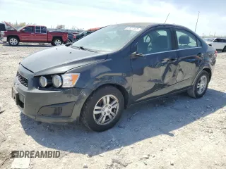 2015 Chevrolet Sonic LT with VIN 1G1JC5SH6F4134436, listed as a Copart auction lot 52627365 with 153,286 mi miles and Salvage Title. Bid and sale history available at DreamBid. Image 1.