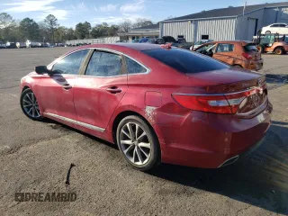 2015 Hyundai Azera with VIN KMHFG4JG8FA467268, listed as a Copart auction lot 47609165 with 143,859 mi miles and Salvage Title. Bid and sale history available at DreamBid. Image 2.