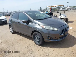 2019 Ford Fiesta SE with VIN 3FADP4EJ2KM102475, listed as a IAAI auction lot 42111316 with 45,297 mi miles. Bid and sale history available at carsss.com. Image 1.