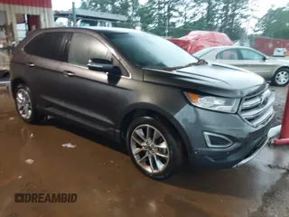2015 Ford Edge Titanium z VIN 2FMPK3K84FBB38608, wystawiony jako IAAI lot #42201372 z przebiegiem 117 094 mil mil oraz . Historia ofert i sprzedaży dostępna na DreamBid. Obrazek 1.