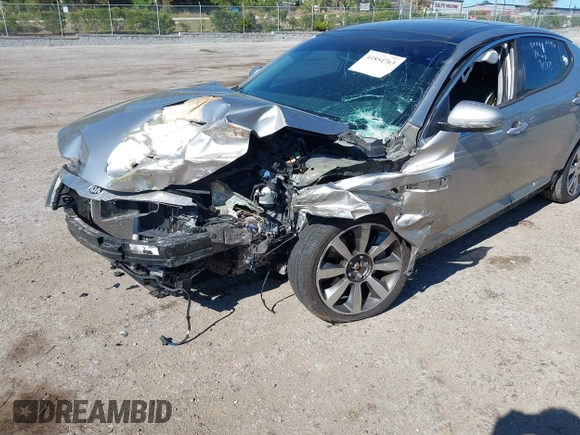 2013 Kia Optima SX with VIN 5XXGR4A66DG182161, listed as a IAAI auction lot 41854763 with 1 mi miles. Bid and sale history available at carsss.com. Image 6.