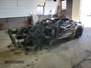 2015 Chevrolet Corvette Z06 1LZ with VIN 1G1YN2D60F5603548, listed as a Copart auction lot 76451274 with 0 mi miles and Salvage Title. Bid and sale history available at carsss.com. Image 1.